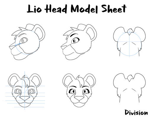 Lio Head Model Sheet